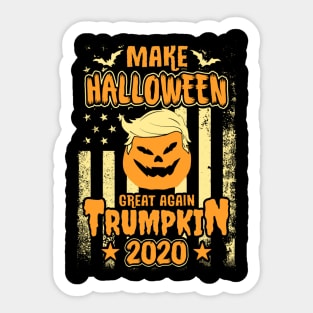 Halloween Trumpkin Funny T-Shirt, Funny Halloween costume Sticker